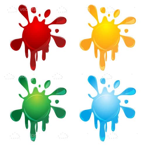 Colourful Abstract Splashes